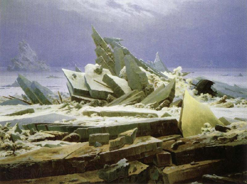 Caspar David Friedrich Shipwreck or Sea of Ice